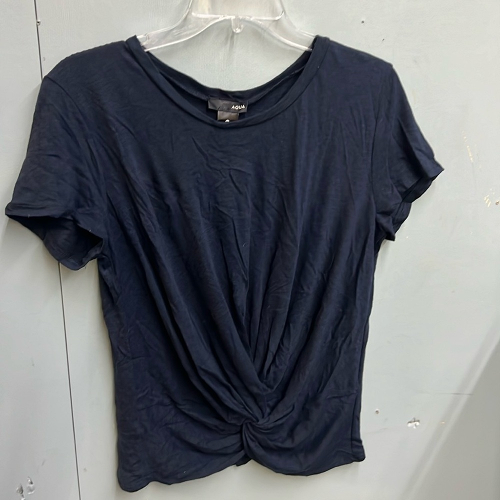 Aqua Navy Short sleeve top new